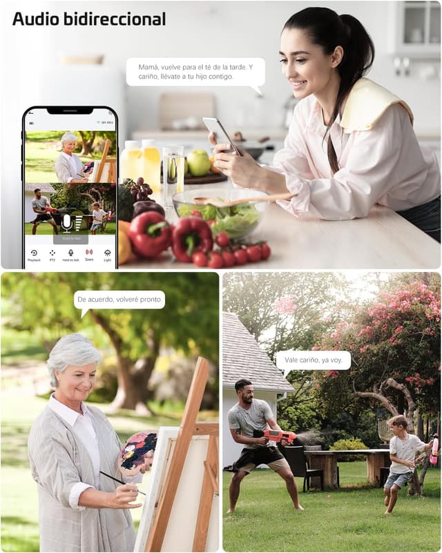 Thumbnail 5 de COCOCAM 2K Camara Vigilancia WiFi Exterior 10000mAh