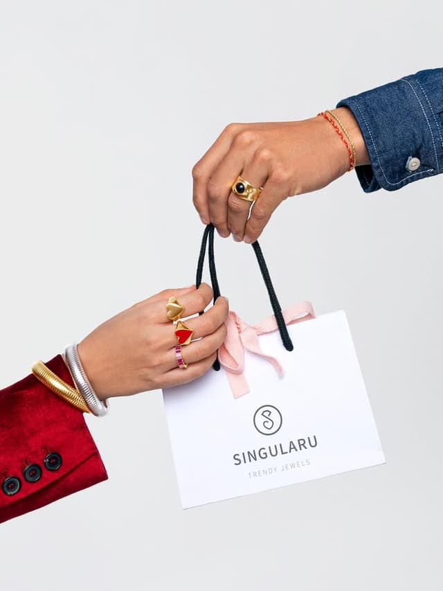 Thumbnail 2 de SINGULARU Anello My Onyx misura 18 💍