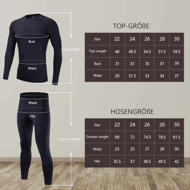 Thumbnail 4 de TBoonor Biancheria Intima Termica per Bambini Set