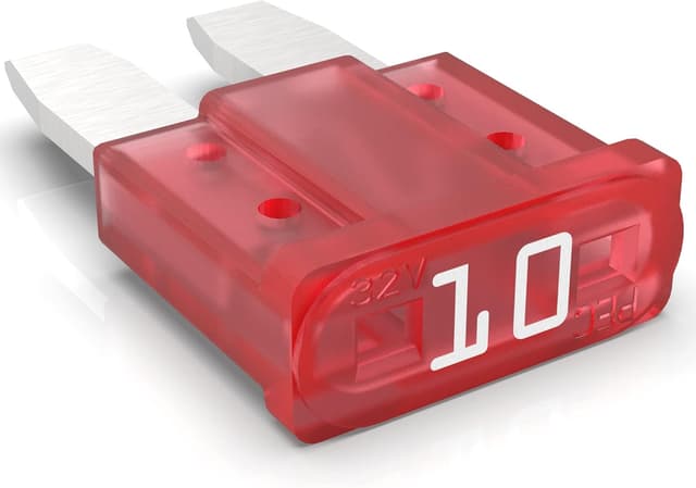 Detalle 2 de AUPROTEC Micro 2 fusible à lame MikrOTO II 10A rouge (5 pièces) pour véhicule