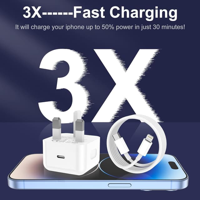 Detalle 2 de Fast Charge iPhone charger 2-pack