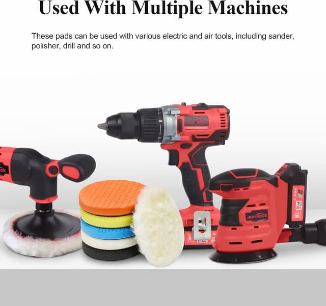 Thumbnail 6 de 7" Autolock buffing polishing pads set