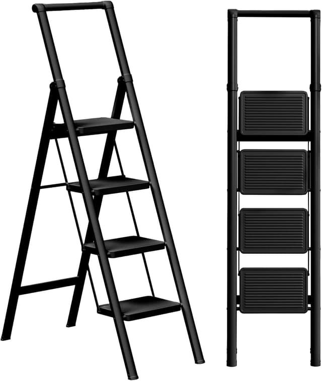 Imagen de GameGem 3 Step Ladder 300 lbs capacity 🪜 en OfertitasTOP