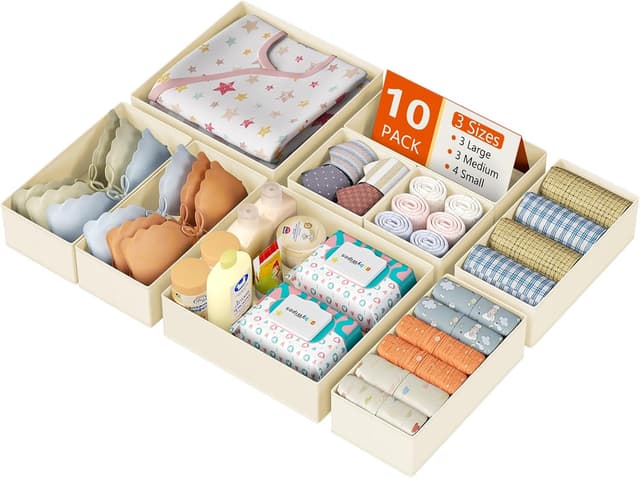 Detalle de DIMJ Drawer Organizer 14-Pack for Clothes