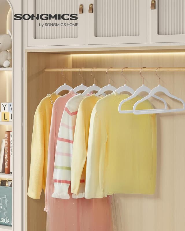 Detalle 2 de SONGMICS Kinderkleiderbügel 30er Set