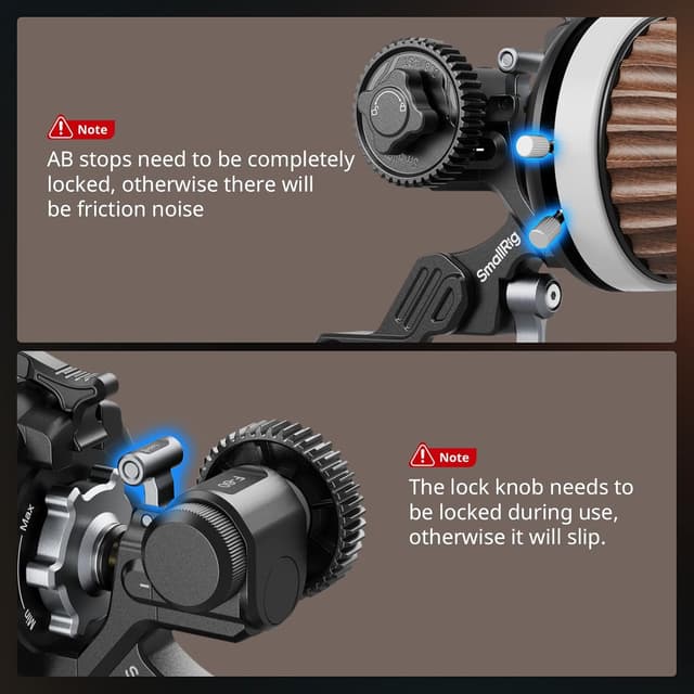 Thumbnail 4 de SMALLRIG F60 modular follow focus 15mm clamp