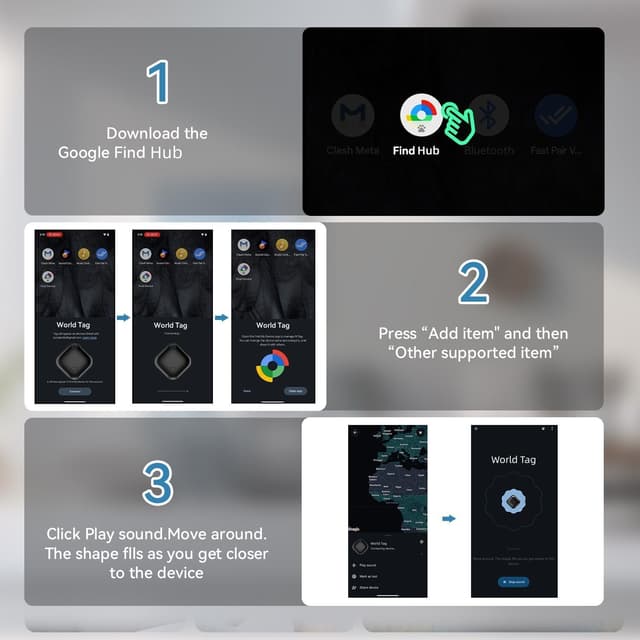 Thumbnail 4 de Air Tracker Tag Android Localizador Bluetooth 2 unidades