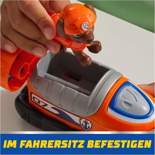 Thumbnail 6 de Paw Patrol Zuma Figur mit Luftkissen-Boot
