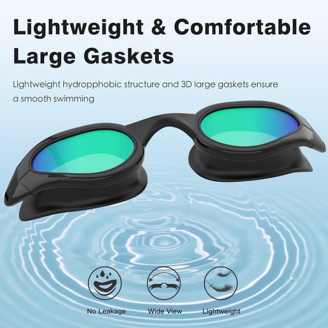 Thumbnail 2 de Tuocal Schwimmbrille Anti Beschlag mit UV Schutz