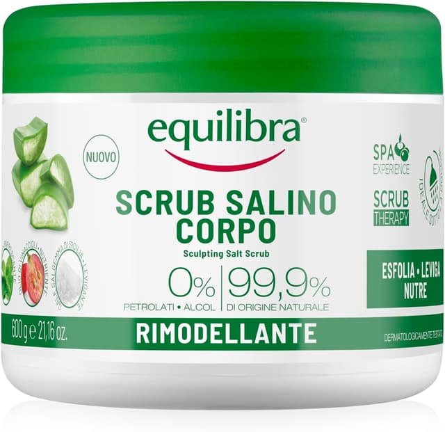 Thumbnail 6 de Equilibra Corpo Scrub Salino Rimodellante con Aloe Vera e Sali Marini, 2 x 600 g