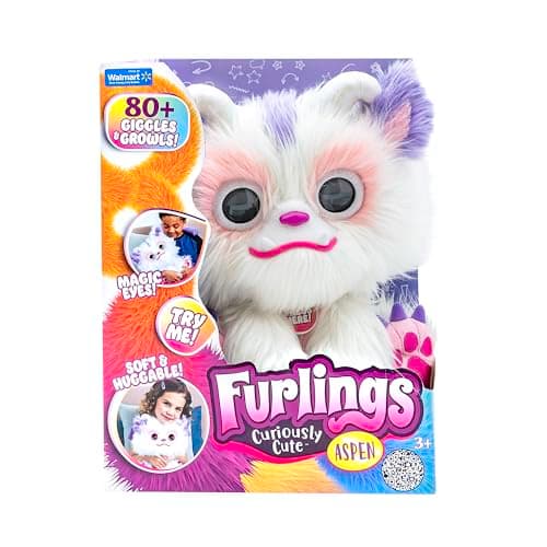 Detalle 2 de Furlings Mascota Interactiva Aspen, peluche yeti 80 reacciones