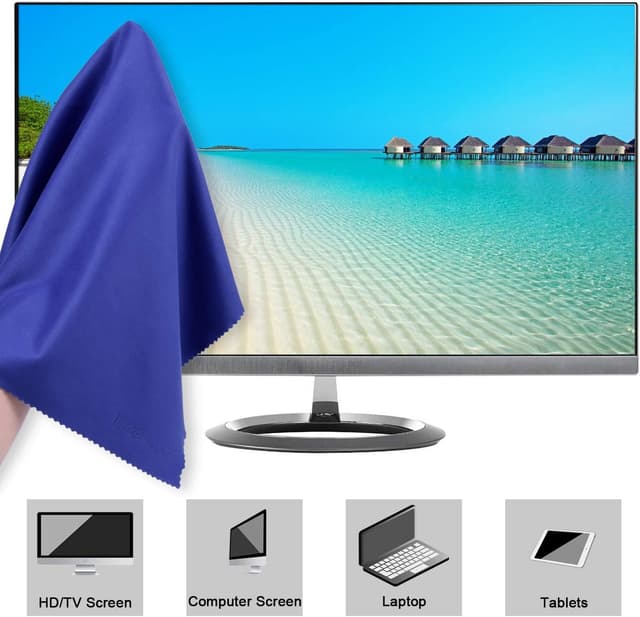 Thumbnail 1 de Wisdompro Extra Large Microfiber Cloths 16x16, 4-Pack