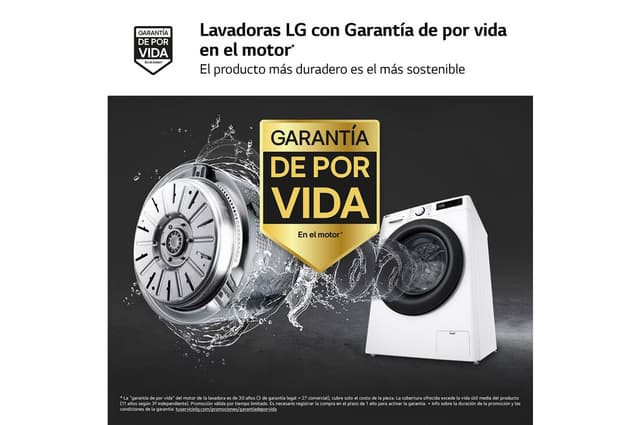 Thumbnail 5 de LG F4WR5010A6W Outlet Lavadora 10 kg 1400 rpm
