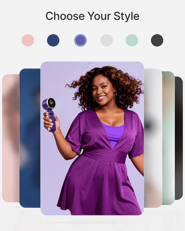 Thumbnail 6 de Bearwind Portable Handheld Turbo Fan 4000mAh