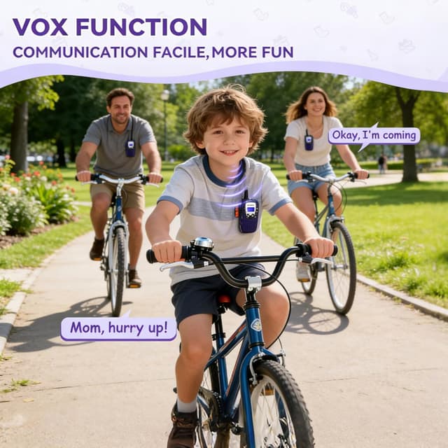 Thumbnail 6 de Retevis RT388 kids walkie talkies 79 g