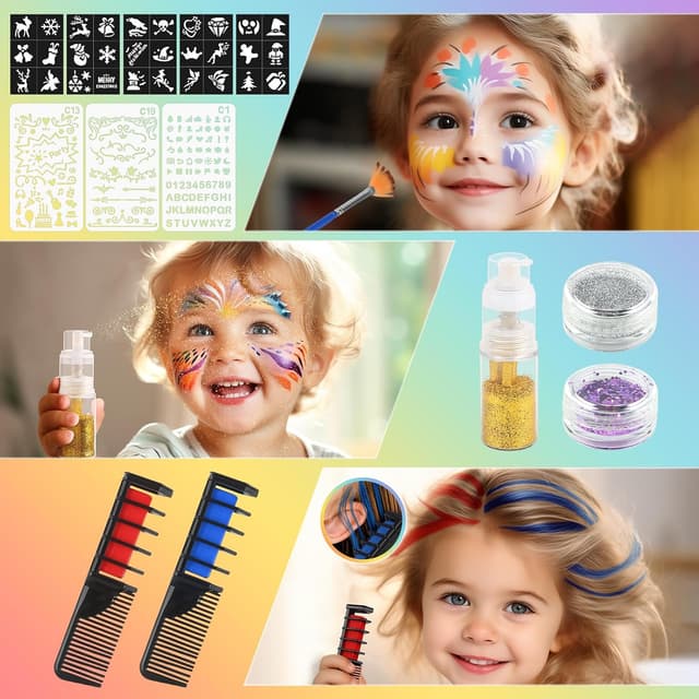 Thumbnail 3 de Dreamon Pintura Facial Niños con 15 Colores y Accesorios 🎨