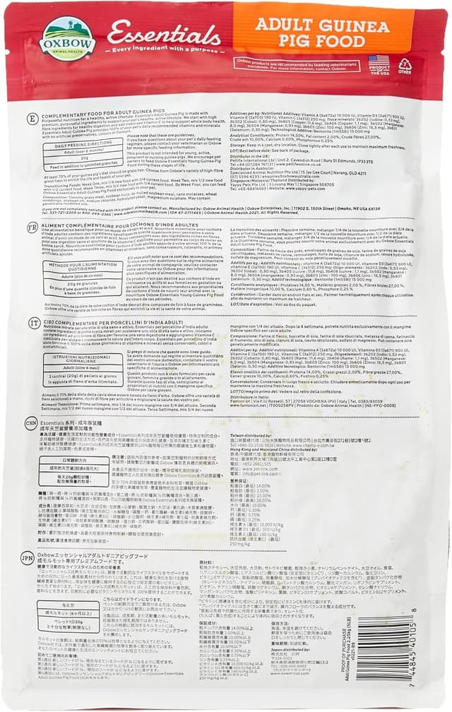 Thumbnail 1 de Petlife Oxbow Cavy Cuisine 2,2 kg