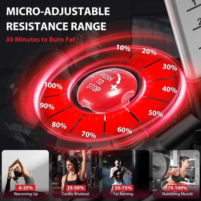 Detalle de Stationary Exercise Bike with Smart App