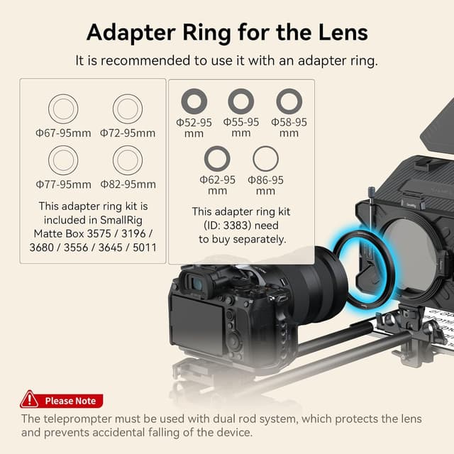 Thumbnail 4 de SMALLRIG 3646 Teleprompter für Tablets 11"