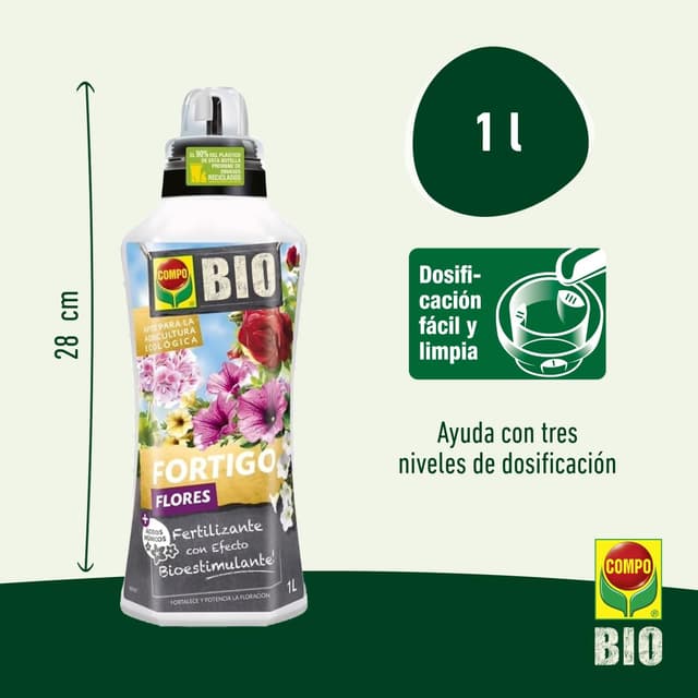 Thumbnail 2 de Compo Bio Fortigo Flores 🌸 1L para plantas