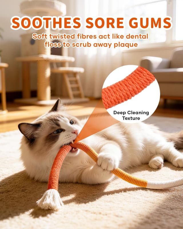 Thumbnail 2 de SYHZC Kitten Teething Toys 27 Inch pack