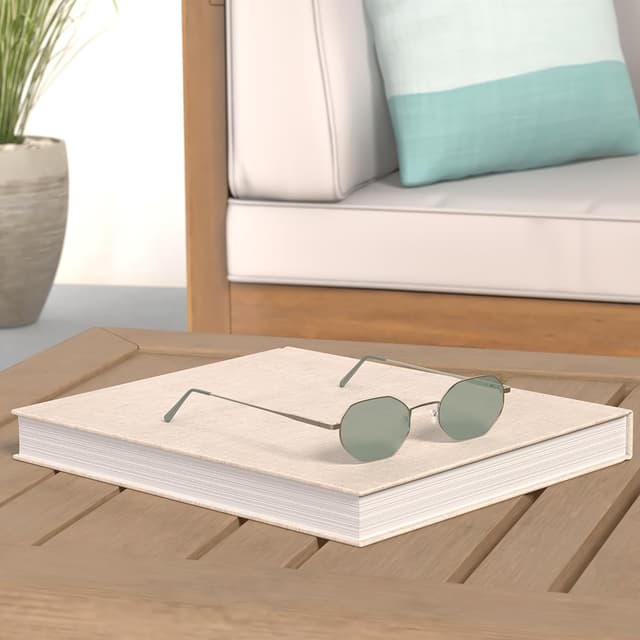 Detalle de ZENOTTIC Piccoli Ottagonali occhiali da sole polarizzati UV400 retrò in metallo