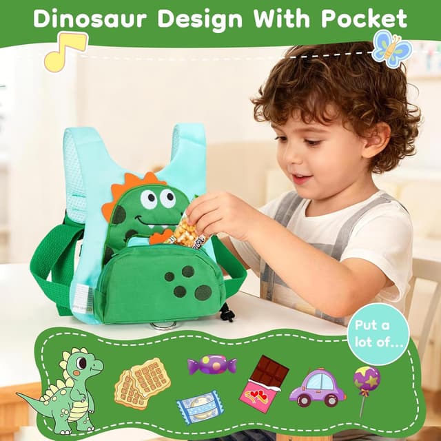 Thumbnail 1 de Dr.meter 3 in 1 Toddler Harness Leash 1.2M 🦖