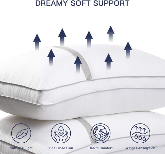 Detalle 2 de BedStory Standard 42x70cm supportive pillows