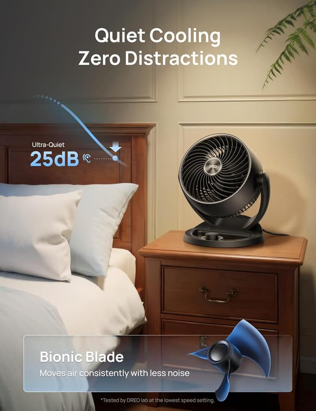 Thumbnail 6 de Dreo Desk Fan for Bedroom