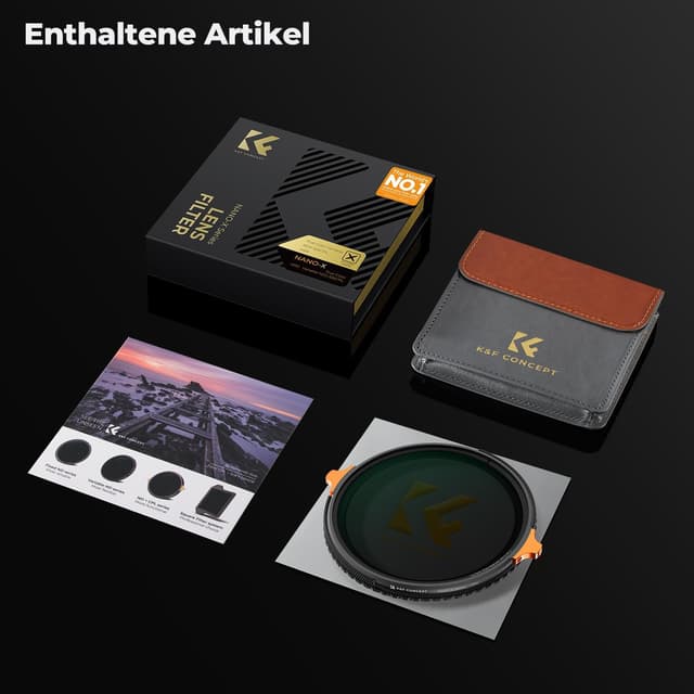 Thumbnail 6 de K&F CONCEPT Nano-X ND Filter 52 mm