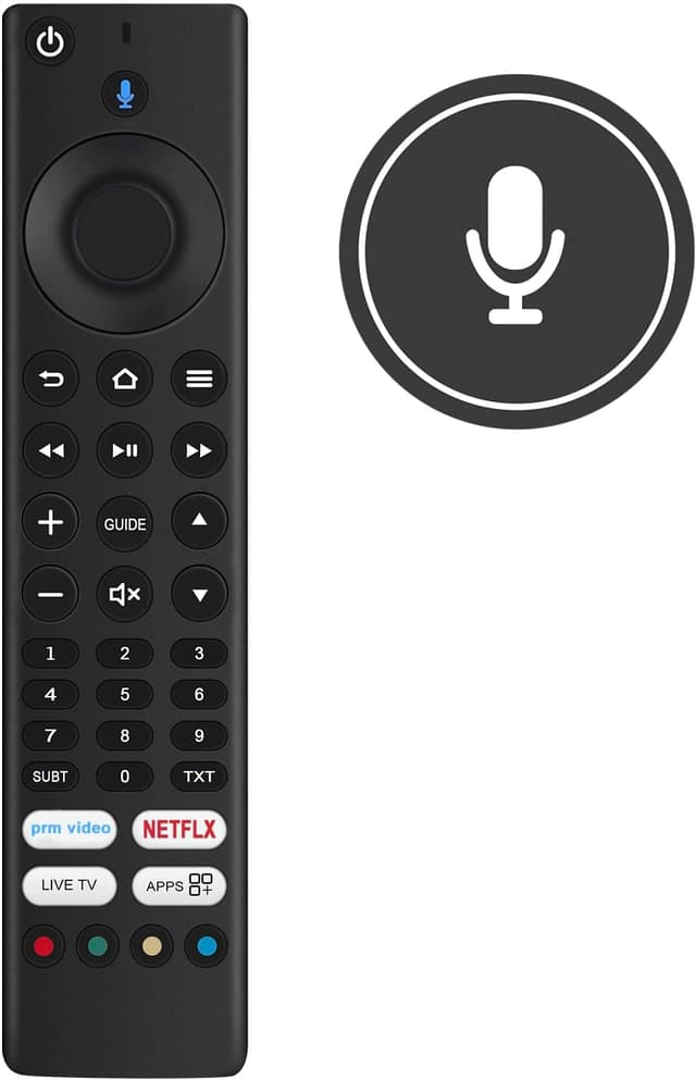 Detalle de Voice remote RM-C3253 for JVC 4K TVs