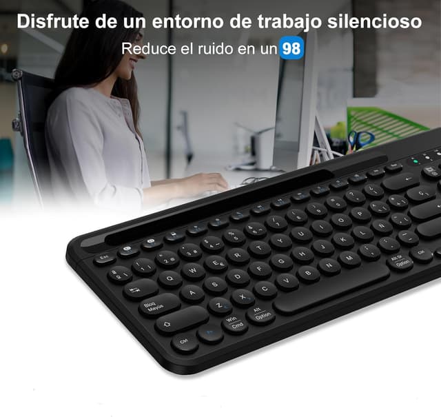 Thumbnail 8 de Cimetech Teclado Inalámbrico Bluetooth Multi-Dispositivo para Todos