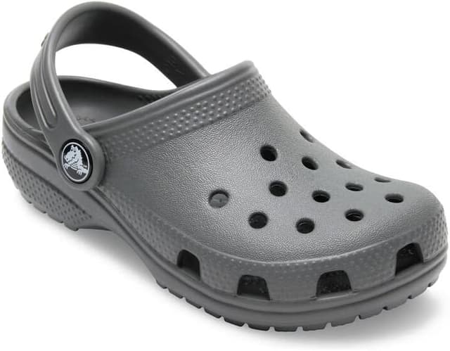 Detalle de Crocs Classic Clog T enfant unisexe en Slate Grey (27/28 EU) : sabots faciles à enfiler