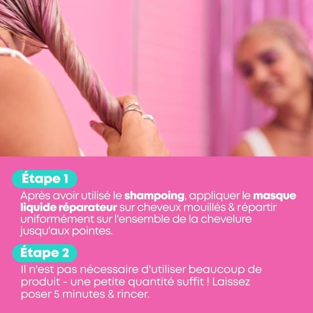 Detalle 2 de MATRIX Masque Revitalisant Renforçateur Build-a-Bond pour cheveux abîmés, acide citrique & squalane, 250 ml