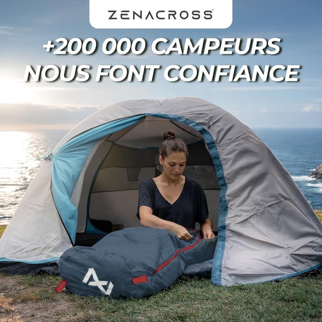 Thumbnail 6 de Zenacross Sac de couchage adulte d’été 1 personne compact ultra léger (900 g)