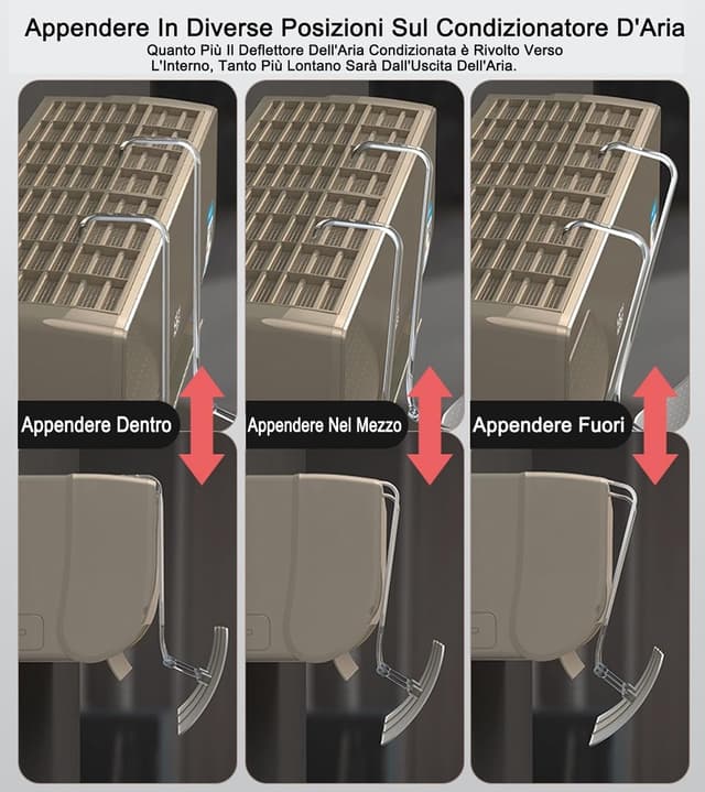 Thumbnail 4 de Deflector Aire Acondicionado Universal Ajustable 🌬️ Casa y Oficina