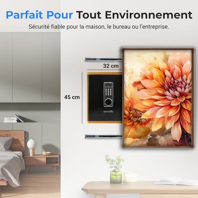 Thumbnail 2 de SereneLife Coffre-Fort électronique 28,6 lbs