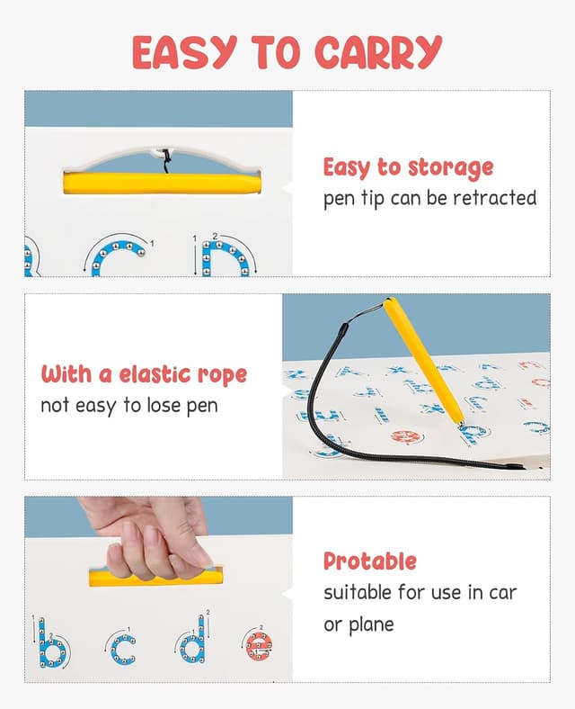 Thumbnail 4 de GAMENOTE Magnetic Letter Board 12.5×10 in