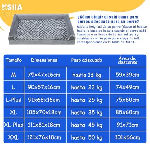 Thumbnail 4 de KSIIA Cama Perros Medianos (75x47x16cm) 🛋