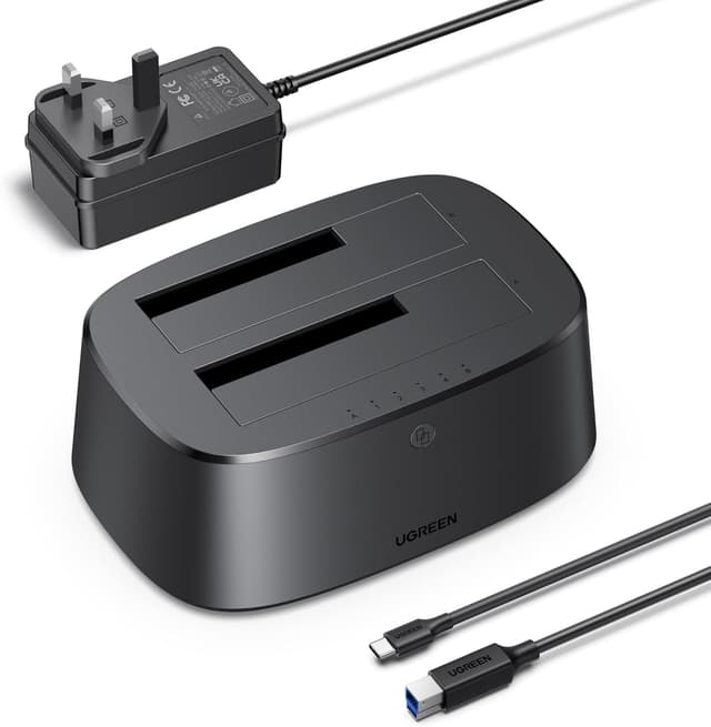 Detalle de UGREEN Hard Drive Docking Station 2 Bay
