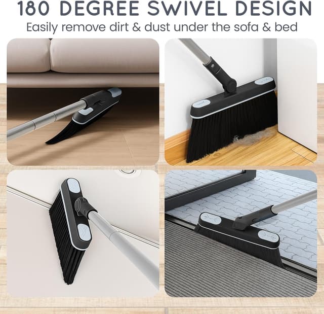 Thumbnail 5 de CUQOO Long Handled Dustpan and Brush Set