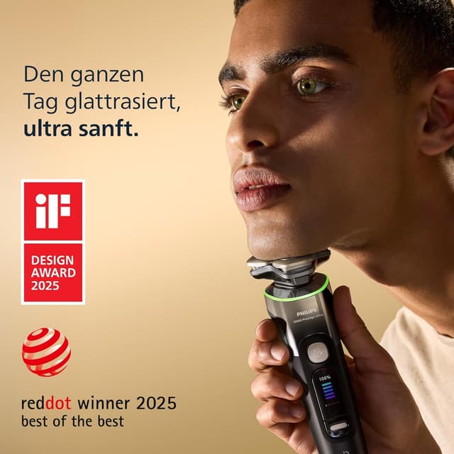 Detalle 2 de Philips i9000 Prestige Ultra Rasierer 20 % präziser