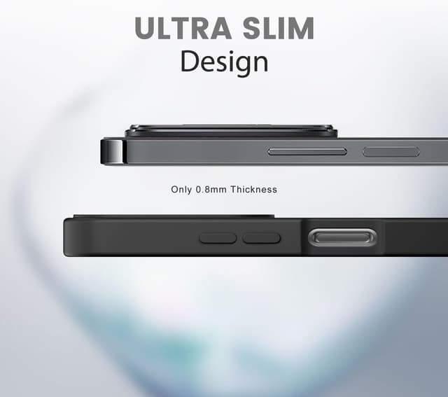 Detalle 2 de Tenphone coque en silicone souple pour Honor 200 Lite 5G (noir) – étui antichoc avec protection caméra