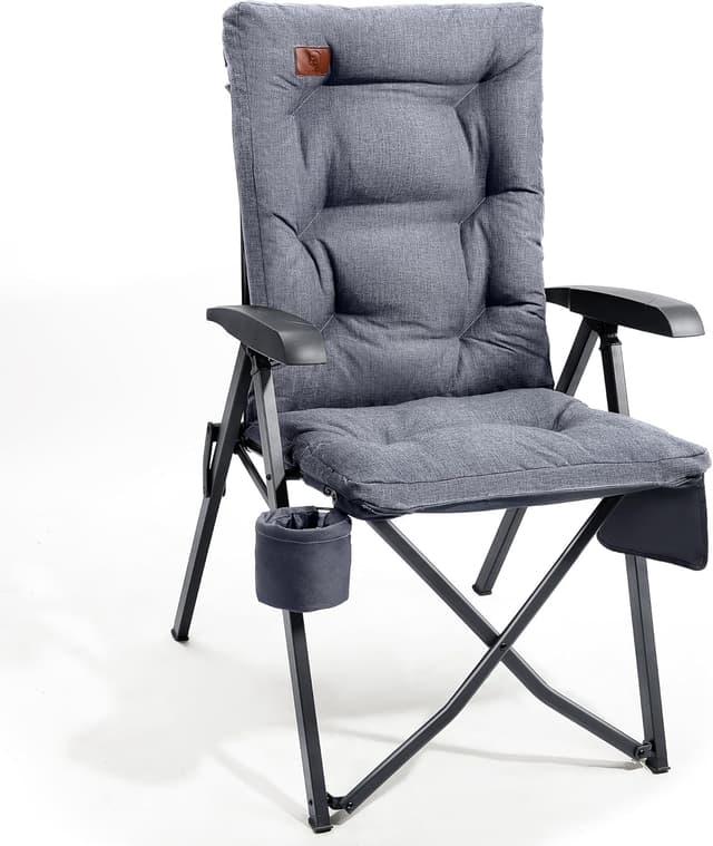 Detalle de EVER ADVANCED luxury camping chair 150kg