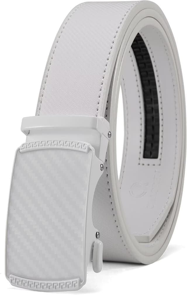 Detalle 2 de CHAOREN ratchet leather belt 1 3/8 inch