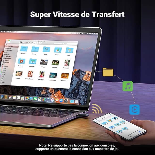 Thumbnail 4 de UGREEN Dongle Bluetooth 5.4 PC đź–Ą