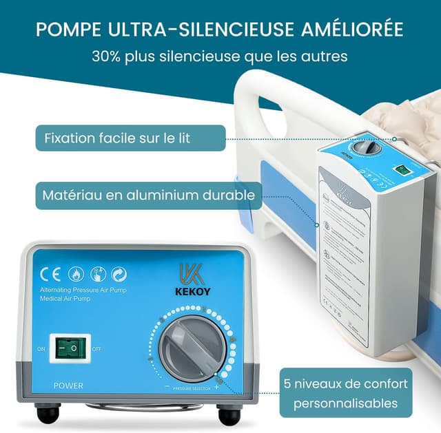 Detalle 2 de Kekoy matelas anti-escarres 200x90 cm