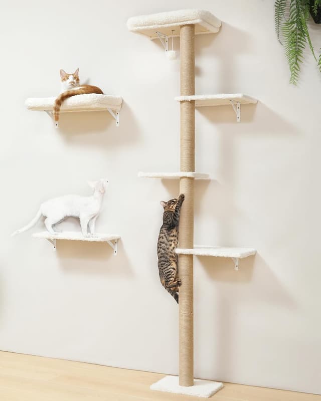 Detalle de FUKUMARU Kletterwand Katzen-Set 178 cm
