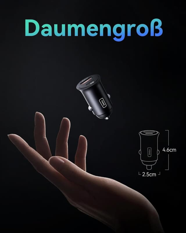 Detalle 2 de INIU Zigarettenanzünder 60W Auto Adapter