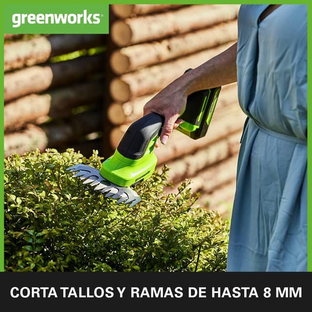 Thumbnail 2 de Greenworks G24SHTK2 Cortasetos 24V, Cuchillas de Doble Uso